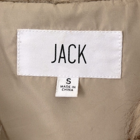 Jack by BB Dakota Azza Faux Fur Cropped Vest Size Small - Picture 7 of 12